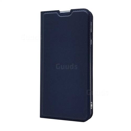 Ultra Slim Card Magnetic Automatic Suction Leather Wallet Case for Sharp  AQUOS sense3 Lite SH-RM12 - Royal Blue