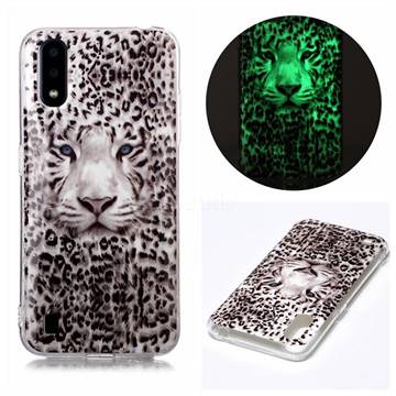 Leopard Tiger Noctilucent Soft TPU Back Cover for Samsung Galaxy A01