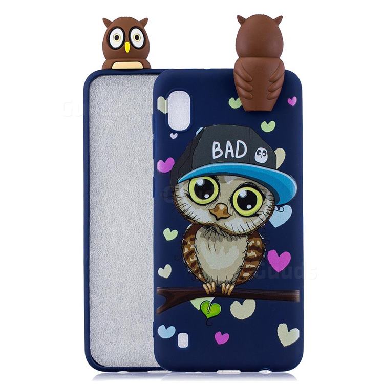 Bad Owl Soft 3D Climbing Doll Soft Case for Samsung Galaxy A01