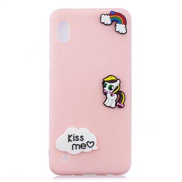 Kiss me Pony Soft 3D Silicone Case for Samsung Galaxy A01