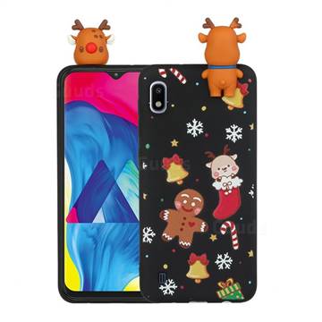 Gift Snow Christmas Xmax Soft 3D Doll Silicone Case for Samsung Galaxy A01