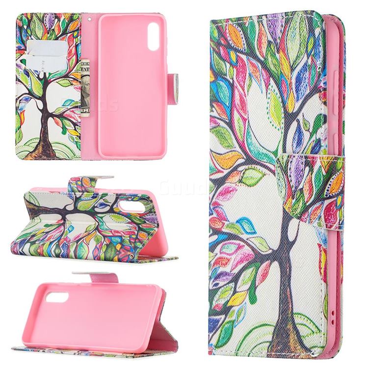 The Tree of Life Leather Wallet Case for Samsung Galaxy A02