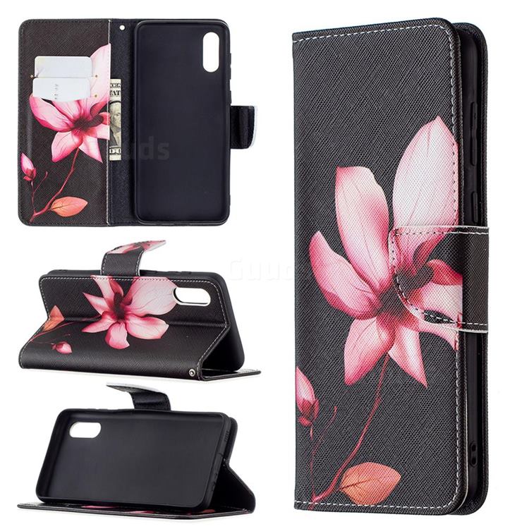 Lotus Flower Leather Wallet Case for Samsung Galaxy A02