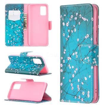 Blue Plum Leather Wallet Case for Samsung Galaxy A02s