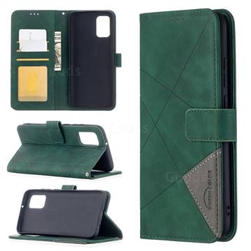 Binfen Color BF05 Prismatic Slim Wallet Flip Cover for Samsung Galaxy A02s - Green
