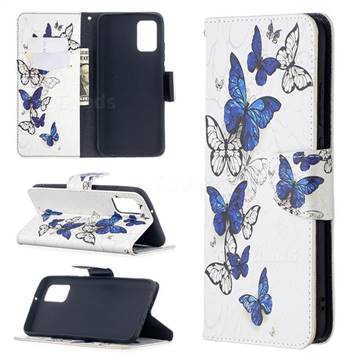 Flying Butterflies Leather Wallet Case for Samsung Galaxy A02s