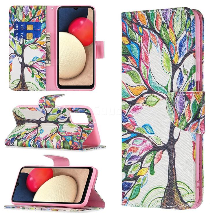 The Tree of Life Leather Wallet Case for Samsung Galaxy A03s