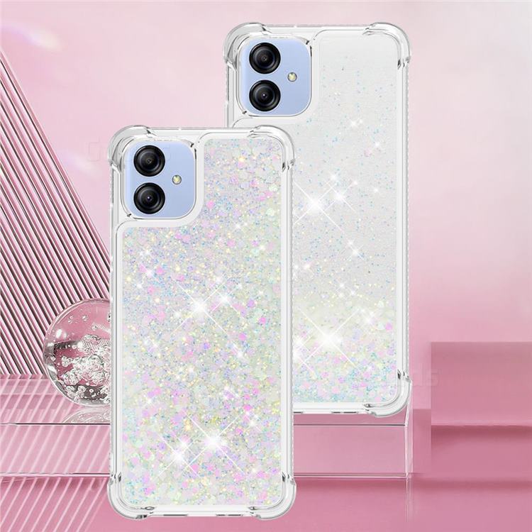 Dynamic Liquid Glitter Sand Quicksand Star Tpu Case For Samsung Galaxy A04e Pink Galaxy A 2343