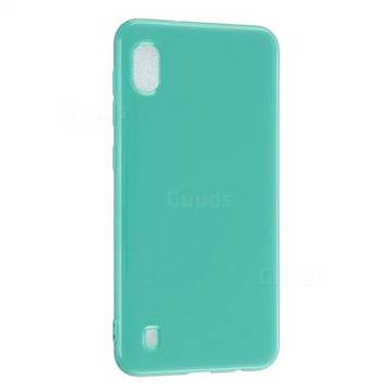 2mm Candy Soft Silicone Phone Case Cover for Samsung Galaxy A10 - Light Blue
