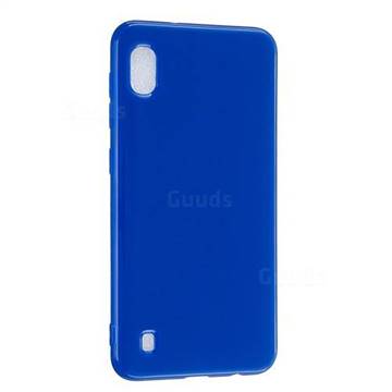 2mm Candy Soft Silicone Phone Case Cover for Samsung Galaxy A10 - Navy Blue