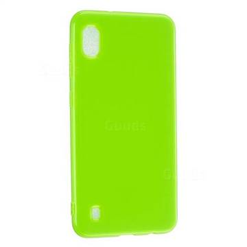 2mm Candy Soft Silicone Phone Case Cover for Samsung Galaxy A10 - Bright Green