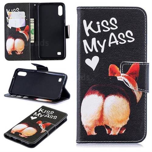 Lovely Pig Ass Leather Wallet Case for Samsung Galaxy A10