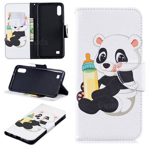 Baby Panda Leather Wallet Case for Samsung Galaxy A10