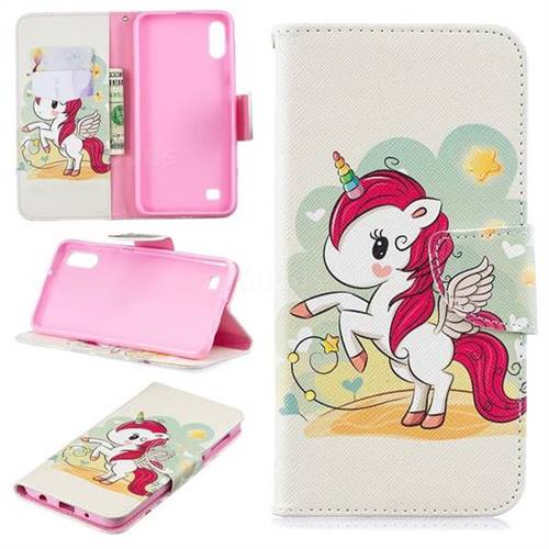 Cloud Star Unicorn Leather Wallet Case for Samsung Galaxy A10