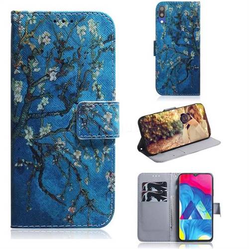 Apricot Tree PU Leather Wallet Case for Samsung Galaxy A10