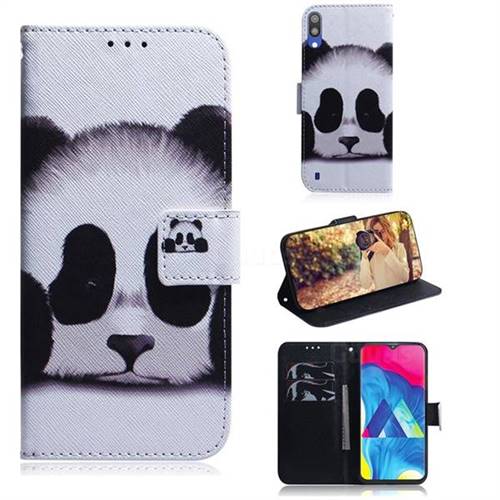 Sleeping Panda PU Leather Wallet Case for Samsung Galaxy A10