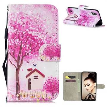 Tree House 3D Painted Leather Wallet Phone Case for Samsung Galaxy A10