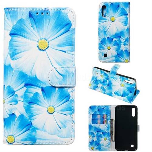 Orchid Flower PU Leather Wallet Case for Samsung Galaxy A10