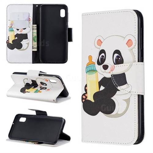 Baby Panda Leather Wallet Case for Samsung Galaxy A10e