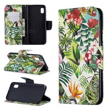 Banana Leaf 3D Painted Leather Wallet Phone Case for Samsung Galaxy A10e
