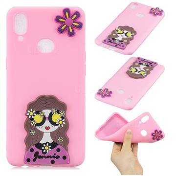 Violet Girl Soft 3D Silicone Case for Samsung Galaxy A10s