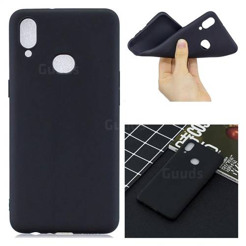 Candy Soft Silicone Protective Phone Case for Samsung Galaxy A10s - Black