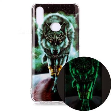 Wolf King Noctilucent Soft TPU Back Cover for Samsung Galaxy A10s
