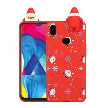 Snowflakes Gloves Christmas Xmax Soft 3D Doll Silicone Case for Samsung Galaxy A10s