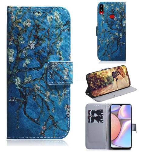Apricot Tree PU Leather Wallet Case for Samsung Galaxy A10s
