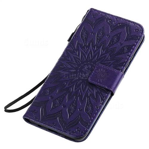 Embossing Sunflower Leather Wallet Case for Samsung Galaxy A10s ...