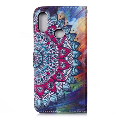 Mandala Flower 3D Relief Oil PU Leather Wallet Case for Samsung Galaxy ...