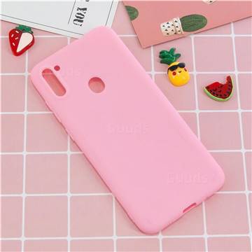 Candy Soft Silicone Protective Phone Case for Samsung Galaxy A11 Dark