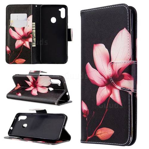 Lotus Flower Leather Wallet Case for Samsung Galaxy A11