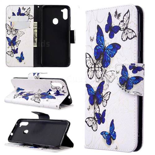 Flying Butterflies Leather Wallet Case for Samsung Galaxy A11