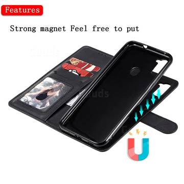 Retro Greek Detachable PU Leather Wallet Phone Case for