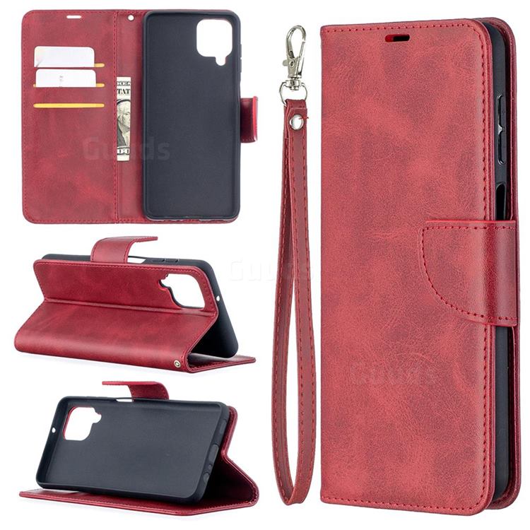 Classic Sheepskin PU Leather Phone Wallet Case for Samsung Galaxy A12 ...