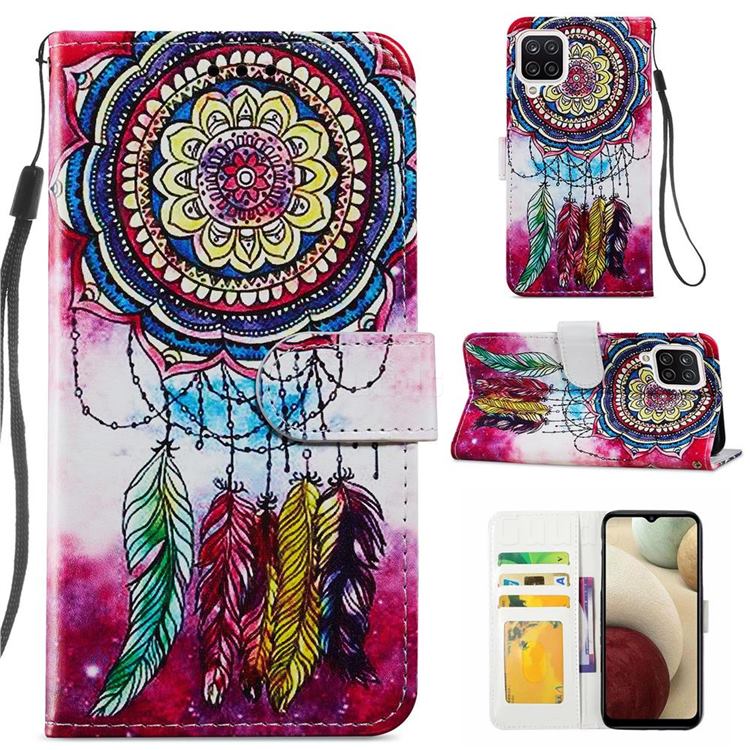 Dreamcatcher Smooth Leather Phone Wallet Case for Samsung Galaxy A12
