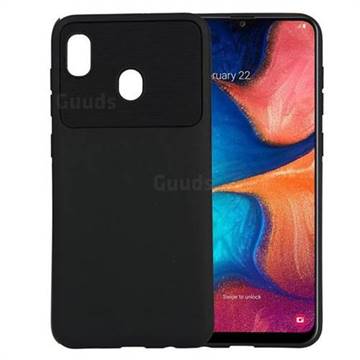 Carapace Soft Back Phone Cover for Samsung Galaxy A20 - Black