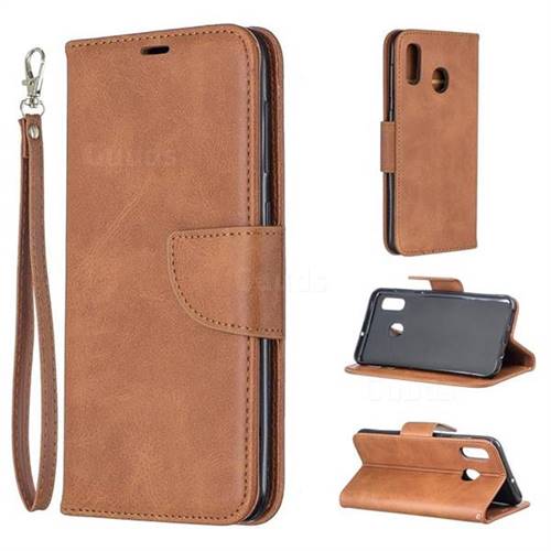 Classic Sheepskin PU Leather Phone Wallet Case for Samsung Galaxy A20 ...