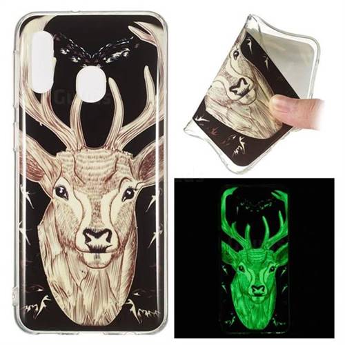Fly Deer Noctilucent Soft TPU Back Cover for Samsung Galaxy A20e