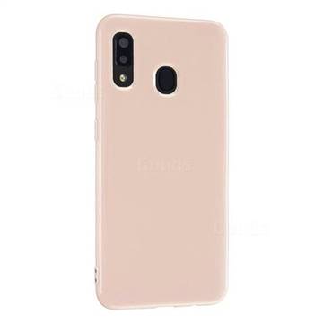 2mm Candy Soft Silicone Phone Case Cover for Samsung Galaxy A20e - Light Pink