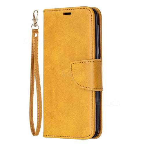Classic Sheepskin PU Leather Phone Wallet Case for Samsung Galaxy A20e ...