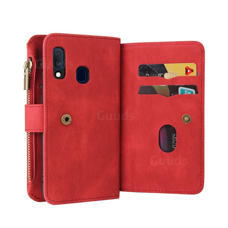 Luxury Multi-functional Zipper Wallet Leather Phone Case Cover for