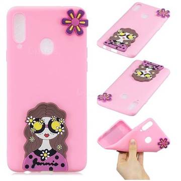 Violet Girl Soft 3D Silicone Case for Samsung Galaxy A20s