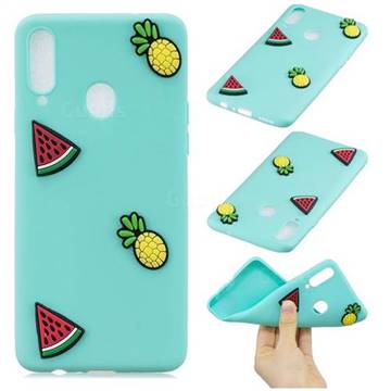 Watermelon Pineapple Soft 3D Silicone Case for Samsung Galaxy A20s