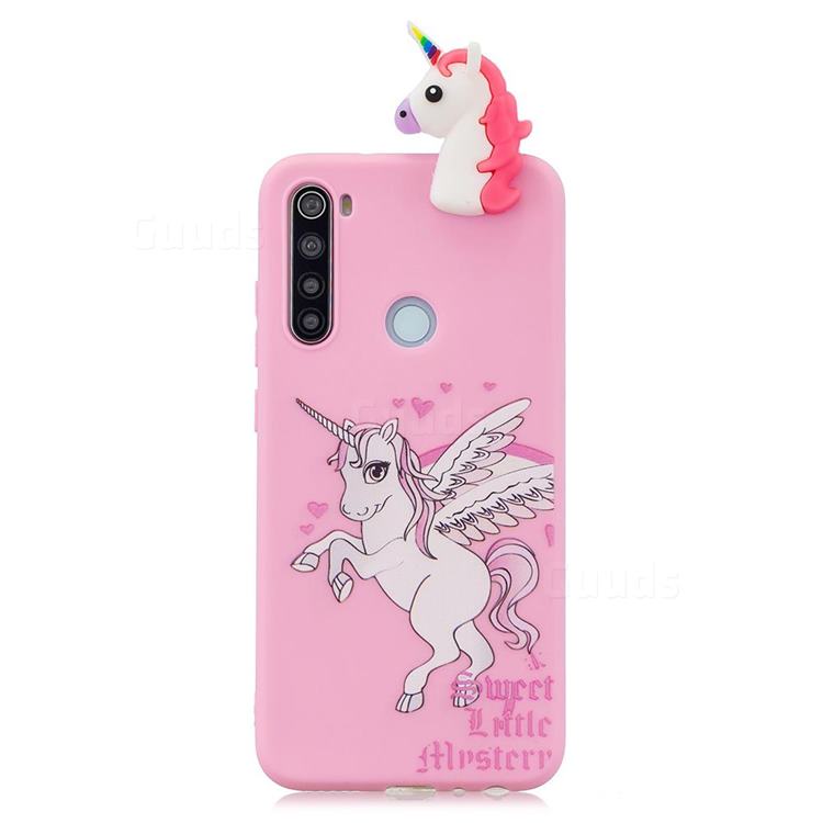 Wings Unicorn Soft 3D Climbing Doll Soft Case for Samsung Galaxy A21