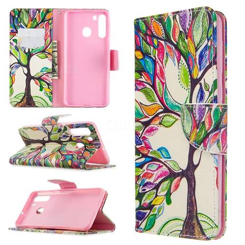 The Tree of Life Leather Wallet Case for Samsung Galaxy A21