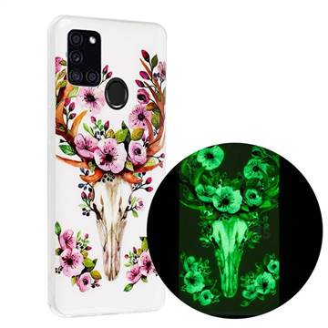 Sika Deer Noctilucent Soft TPU Back Cover for Samsung Galaxy A21s