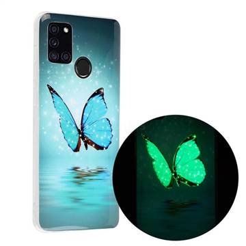 Butterfly Noctilucent Soft TPU Back Cover for Samsung Galaxy A21s