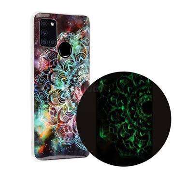 Datura Flowers Noctilucent Soft TPU Back Cover for Samsung Galaxy A21s